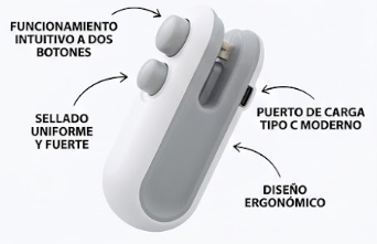 Mini Sellador de Bolsas